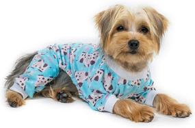 img 2 attached to 🐶 CuteBone Puppy Clothes: Small Dogs Onesie, Cows & Giraffe 2 Pack - 2SY08L - Trendy Pet Apparel