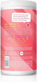 img 3 attached to 🍊 Method All-Purpose Cleaning Wipes with Pink Grapefruit Scent - 70 Count