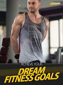 img 2 attached to Sweat-Activated Workout Tees: Make A Statement With Actizio'S Funny And Motivational Designs For Men