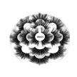 7 pairs 25mm mink lashes - 100% soft, dramatic volume fake eyelashes reusable (hbzgtlad 8d-019) logo
