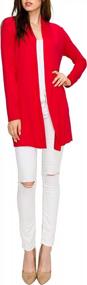 img 2 attached to EttelLut Women'S Lightweight Long Cardigan Wrap Sweater For Comfy Work And Travel In Summer