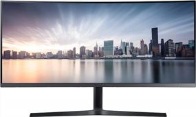 img 4 attached to Samsung LC34H890WJNXGO Ultrawide Curved Monitor with 3440x1440 Resolution, 100Hz Refresh Rate, Tilt and Height Adjustment, and Flicker-Free Technology