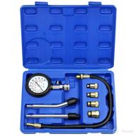 🔧 joyfans compression tester automotive tool: 0-300 psi pressure test kit for petrol gas engine cars, motorcycles, trucks, suvs - m10 m12 m14 m18 gauge adapter included! (blue) logo