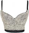 she'smoda diamond bralette: the perfect clubbing and party cropped top vest for women logo
