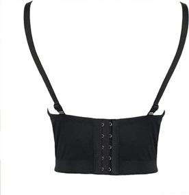 img 2 attached to She'SModa Diamond Bralette: The Perfect Clubbing And Party Cropped Top Vest For Women