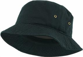 img 4 attached to Packable Outdoor Camping Fishing Rain Safari Boonie Caps - Funky Junque Bucket Hat Pack Of 3