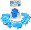 i heart guts bag of brain stickers - 15 brain stickers - vinyl sticker pack logo