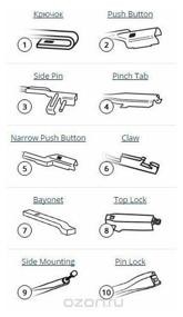 img 4 attached to Frameless wiper blade Bosch Aerotwin A297S 600 mm / 500 mm, 2 pcs.