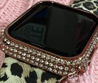 картинка 1 прикреплена к отзыву Surace Compatible With Apple Watch Case 42Mm For Apple Watch Series 6/5/4/3/2/1, Bling Cases With Over 200 Crystal Diamond Protective Cover Bumper For 38Mm 40Mm 42Mm 44Mm, (42Mm, Clear) от Mario Beats