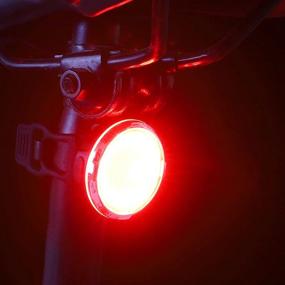 img 1 attached to Stay Visible On The Road With MapleSeeker'S USB Rechargeable Bike Tail Light – Perfect For Cycling, Hiking And Dog Walking!
