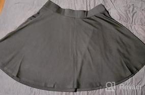 img 8 attached to MUADRESS Women'S Summer Mini Skater Skirts: High Waist, Stretchy Flared Casual Style!