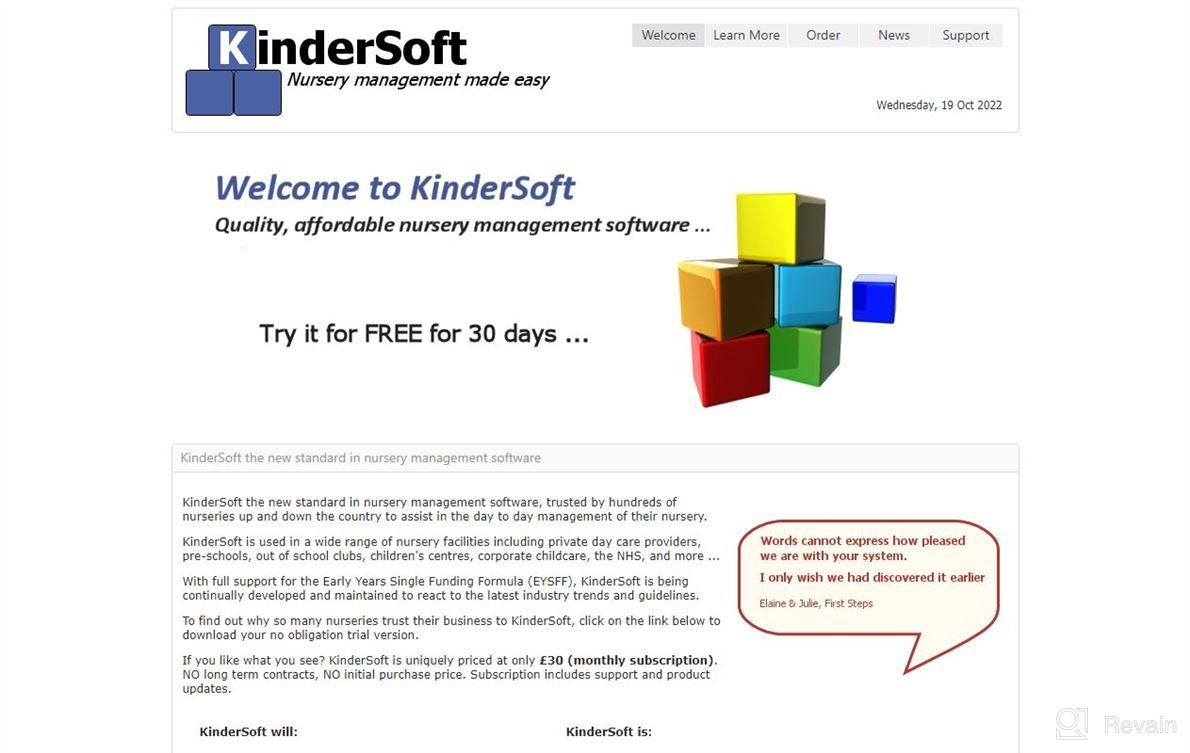 img 1 attached to KinderSoft review by David Fisher