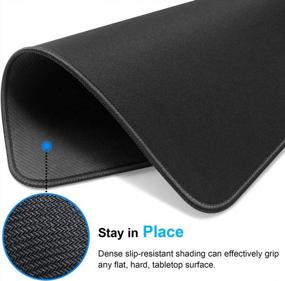 img 1 attached to High-Quality MROCO Large Gaming Mouse Pad Pack: Premium-Textured, Durable, Waterproof, and Non-Slip Rubber Base - Ideal for Gamers, Computers, and PCs!