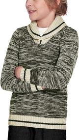 img 2 attached to Boyoo Knitted Sweater Long Fashion Pullovers Boys' Clothing ~ Sweaters