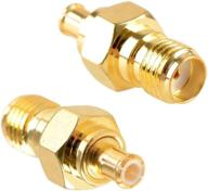 🔌 dht electronics rf coaxial coax адаптер: 2pcs sma женский к mcx мужской - улучшенное подключение логотип