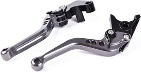 img 3 attached to 🔧 High-Quality Titanium Short Brake Clutch Levers for Kawasaki Z750/Ninja 650R/ZX6R (Multiple Models & Years)