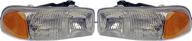 🚗 dorman 1590141 headlight assembly for gmc models, pack of 2 логотип