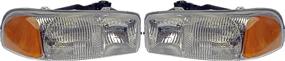 img 1 attached to 🚗 Dorman 1590141 Headlight Assembly for GMC Models, Pack of 2