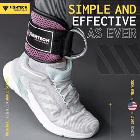 img 3 attached to Power Up Your Leg Workouts With FIGHTECH Cable Kickback Ankle Straps - A Must-Have Gym Attachment For Effective Glute Kickbacks And More!