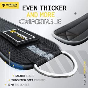 img 2 attached to Power Up Your Leg Workouts With FIGHTECH Cable Kickback Ankle Straps - A Must-Have Gym Attachment For Effective Glute Kickbacks And More!