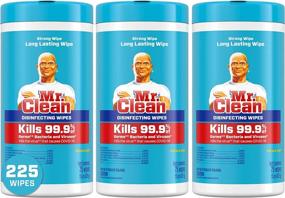 img 4 attached to 🧼 Powerful Mr Clean Disinfecting Wipes - 225 Count - Citrus Scent - Pack of 3 - Sanitizing Wipes for Ultimate Cleanliness