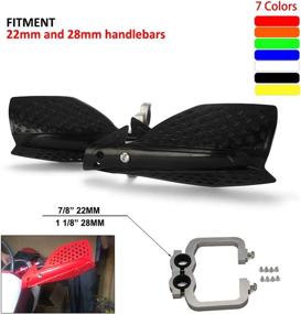 img 4 attached to Universal Motorcycle Handguards Handlebar Motocross