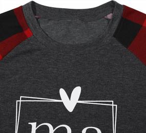img 1 attached to Стильные футболки Mama для женщин: футболки с короткими рукавами и графикой для повседневного шикарного стиля