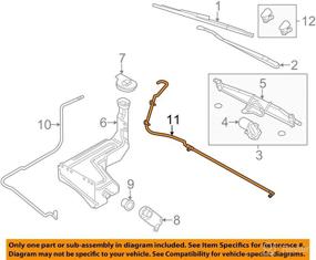 img 1 attached to Ford BC3Z 17K605 B Резина омывателя ветрового стекла