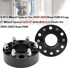 img 1 attached to Enhance Your 2019-2022 Ram 1500 With Richeer'S 2 Inch Wheel Spacer - A Set Of 4 With Studs And Center Bore!