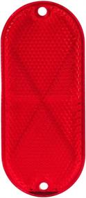 img 1 attached to Blazer International Stick-On Reflectors, Red Oblong Shape, 2-Pack, B278SRW