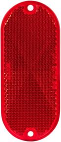 img 3 attached to Blazer International Stick-On Reflectors, Red Oblong Shape, 2-Pack, B278SRW