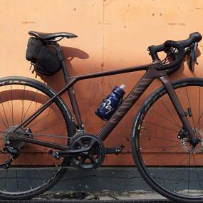 img 3 attached to Очень большая велосипедная седельная сумка Vincita со светодиодным креплением и светоотражающей полосой - идеально подходит для пригородных, горных и шоссейных велосипедов