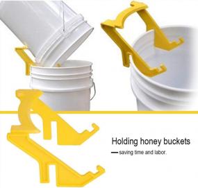 img 3 attached to Beekeeping Plastic Honey Bucket Rack Frame Grip Extractor Pouring Rack Equipment
