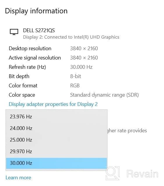 img 1 attached to Dell S2721QS Ultra Thin DisplayPort Certified Pivot Adjustment, Curved, High Dynamic Range, Tilt Adjustment, HD review by Cole Kitamura