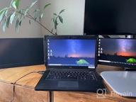 img 1 attached to 📈 FOPO Triple Laptop Screen Extender - 12", Full HD 1920X1080P, 60Hz, Adjustable Stand, Portable, Low Blue Light, Multi-Angle Display, HDMI - S12 review by Michael Hayes