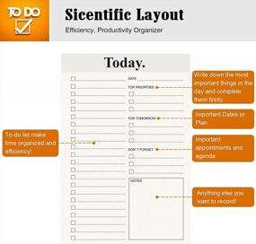 img 2 attached to Maximize Productivity With Our Undated Daily Planner And Refills For A6 Journal Notebooks