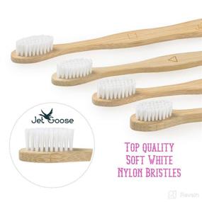 img 2 attached to Toothbrush Biodegradable Toothbrushes Jet Goose