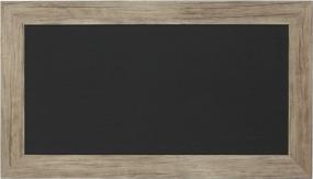 img 3 attached to Rustic Brown Magnetic Chalkboard: DesignOvation Beatrice | 13X23, Framed & Stylish