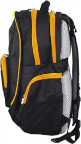 img 2 attached to NCAA 2-Piece Luggage Set | Durable & Lightweight Travel Bags