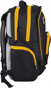 img 3 attached to NCAA 2-Piece Luggage Set | Durable & Lightweight Travel Bags