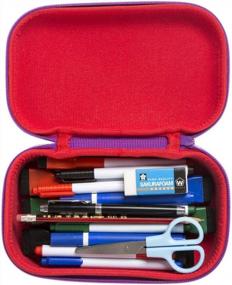 img 1 attached to Stay Organized In Style: Get The ZIPIT Flowers Pencil Box For Your School Supplies