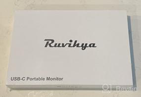 img 8 attached to Ruvihya Portable 15.6" Touchscreen Monitor with 10-Point Touch, 60Hz, Flicker-Free, Frameless Design, Built-In HD Speakers