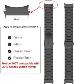 img 2 attached to Soft Silicone Replacement Band Compatible With Samsung Galaxy Watch 5 44Mm/40Mm, Watch 4 46Mm/42Mm & Classic 41Mm - No Gaps Design Printing Sport Strap For Women Men