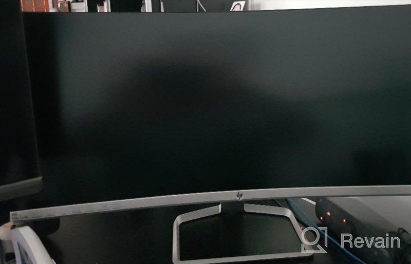 img 1 attached to 🔘 HP 34-Inch Monitor with Freesync Technology, 3440x1440p IPS Curved Screen, Blue Light Filter & Anti-Glare Coating - 6JM50AA review by Aaron Shaw