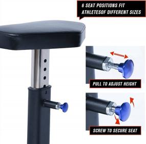img 1 attached to Build Bicep Muscle With RitFit Preacher Curl Bench - Perfect For Home & Commercial Gym