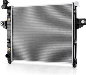img 4 attached to 🚗 DWVO Radiator - High-Quality Replacement for 1999-2004 Jeep Grand Cherokee 6Cyl 4.0L L6 DWRD1006