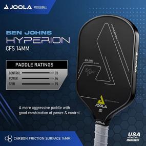 img 3 attached to Unleash Your Inner Pro With JOOLA'S 2022 USAPA Approved Ben Johns Hyperion CFS 14 Pickleball Paddle