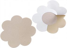 img 2 attached to 10Pairs Ayliss Flower Nipple Covers Breast Pasties Stick On Bra Disposable