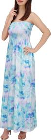 img 1 attached to HDE Womens Strapless Dress Sundress Women's Clothing ~ Swimsuits & Cover Ups