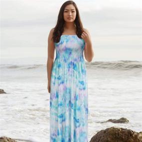 img 3 attached to HDE Womens Strapless Dress Sundress Women's Clothing ~ Swimsuits & Cover Ups